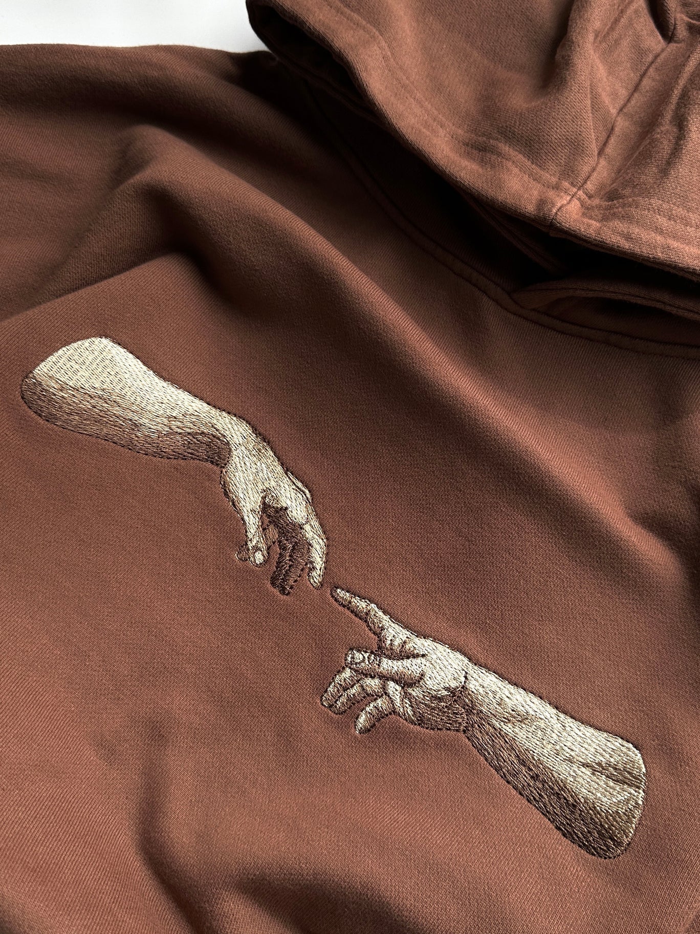 The Creation of Adam Renaissance Art Hoodie