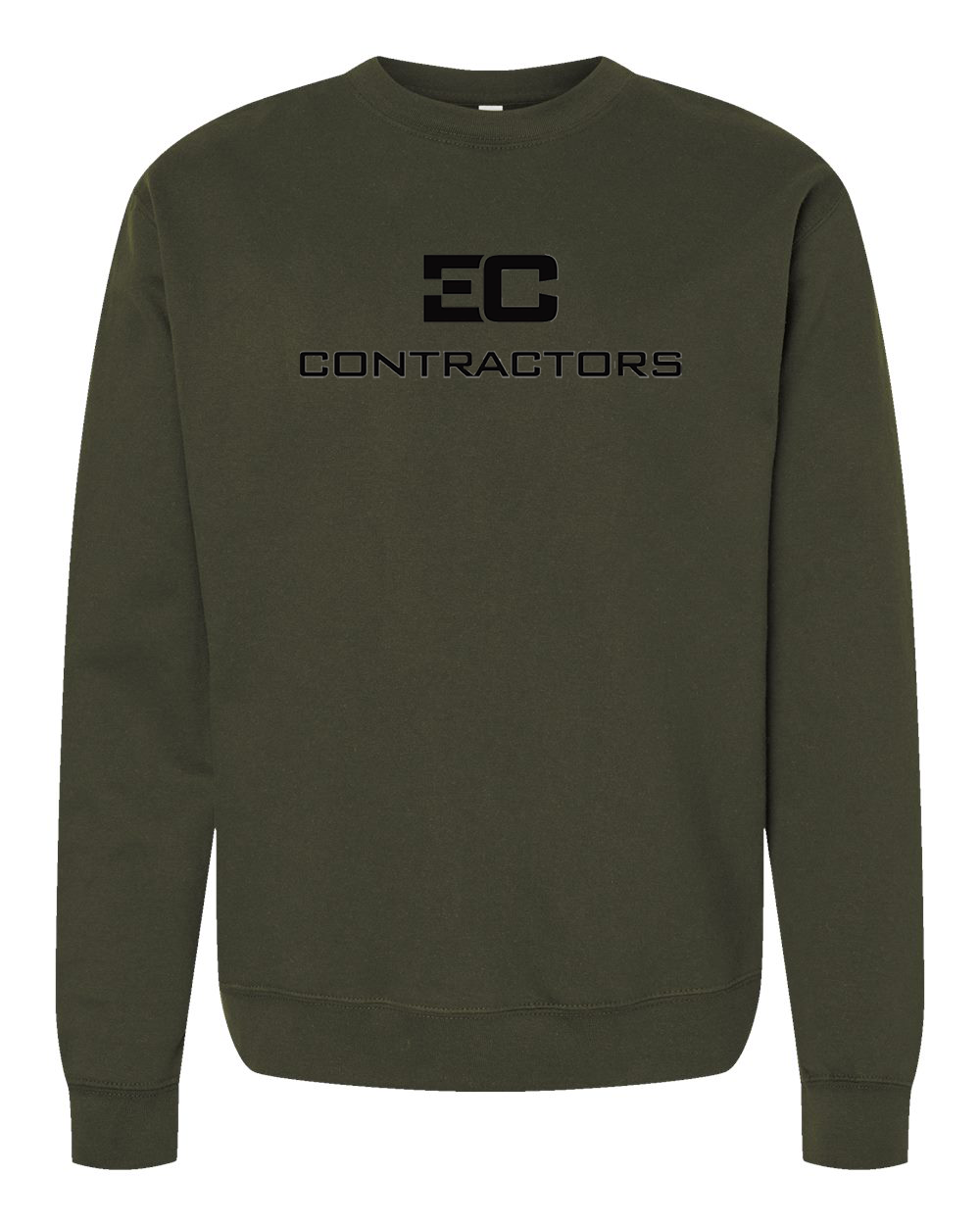 EC Contractors - Crewneck / Military Green