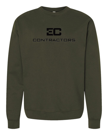 EC Contractors - Crewneck / Military Green