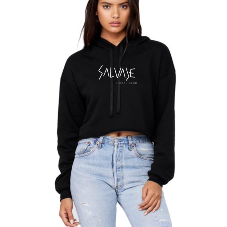 Salvaje social Club - Cropped top hoodie