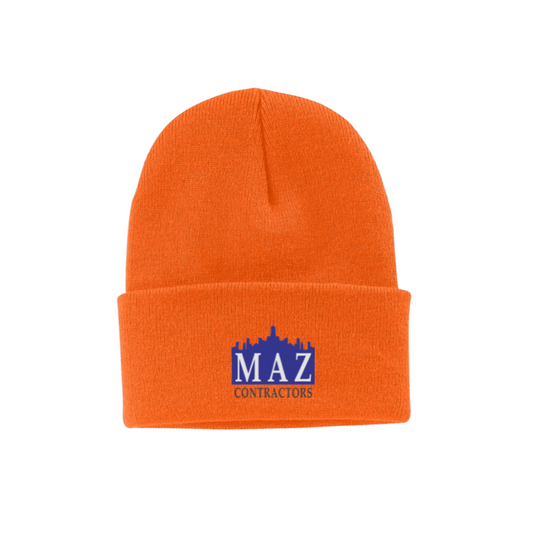 MAZ contractors -knit Beanie